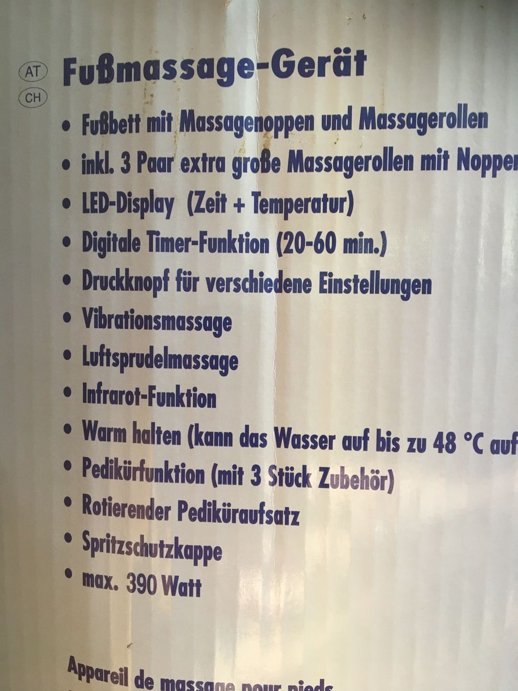 Beurer Dispositivi per massaggi: Fussmassagegerät Beurer – Usato da Arth venduto da Vrecam51 3