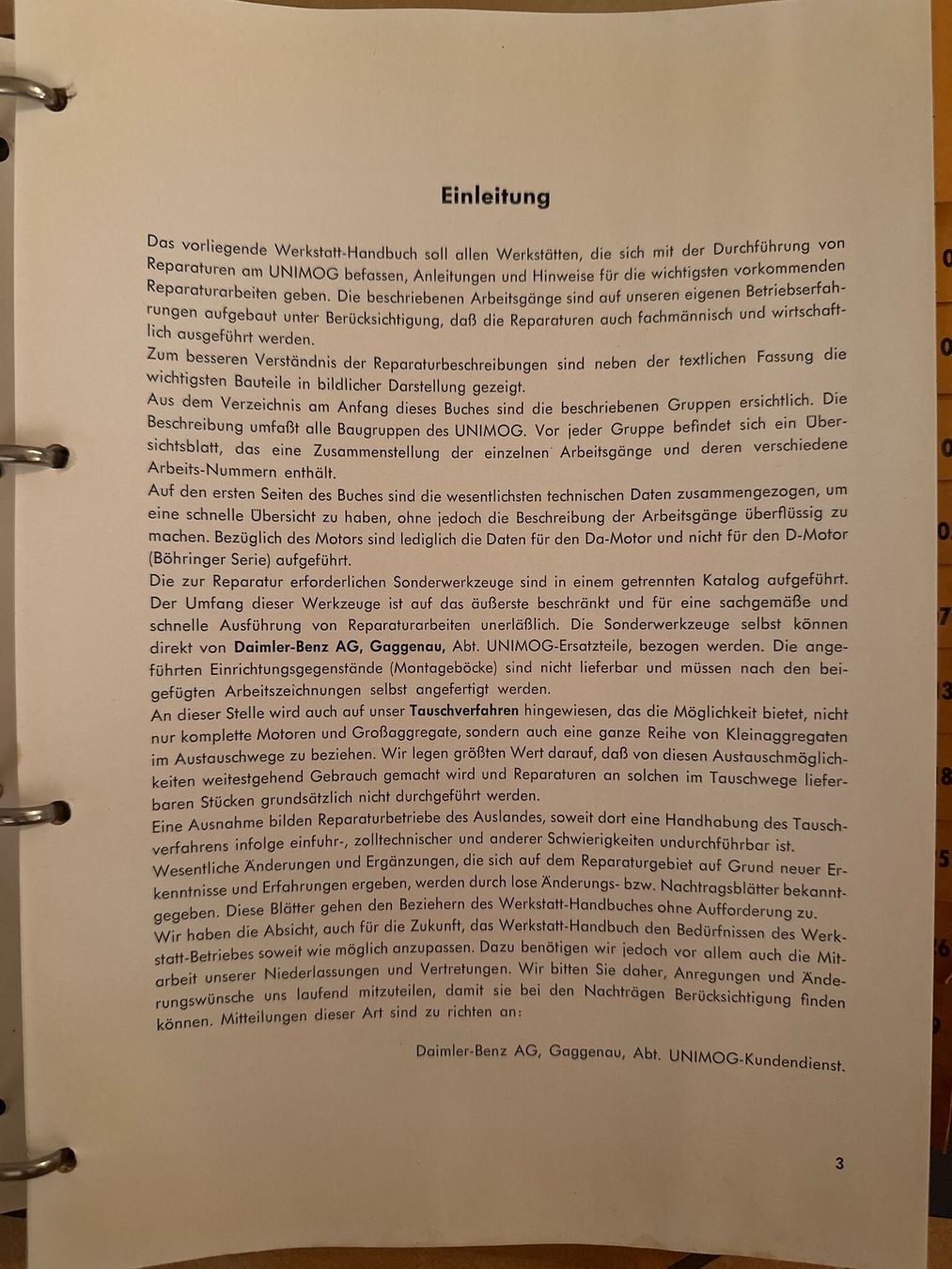 Raccoglitori: Werkstatt-Handbuch Unimog 411 – Usato da Steffisburg venduto da eli_g6q6 2