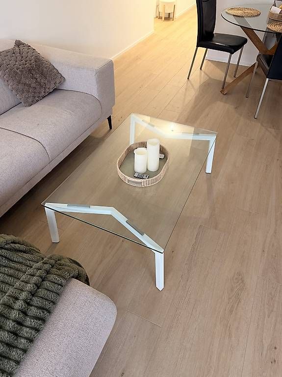 Tische: Table basse en verre et bois  – Gebraucht aus Sion von Branas 1
