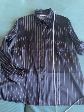 NEU, Bluse, Hemd Gerry Weber, schwarz gestreift, Gr. 48