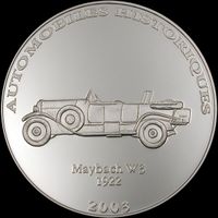 Maybach W 3 1922 Münze aus der Serie 'Oldtimer'