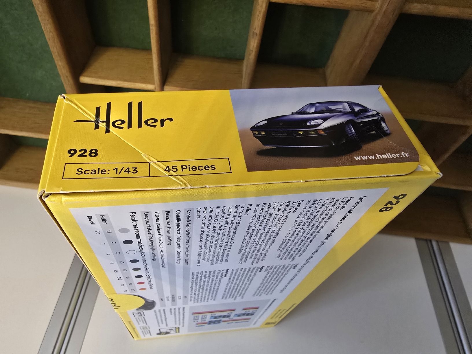 Porsche Modellini d'auto: Modellbausatz Porsche 928 von Heller – Nuovo e nell'imballaggio originale da Flamatt venduto da Tyrael01 4