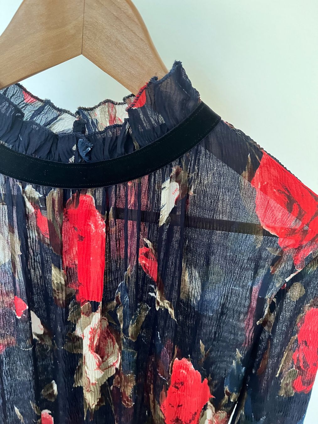 Vestiti: Damen mit Marineblauem Blumenmuster - Größe L – Usato da Kilchberg ZH venduto da Ch.C 9