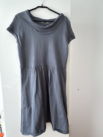 Nile Kleid Shirtkleid  Grau XL mit Kapuze