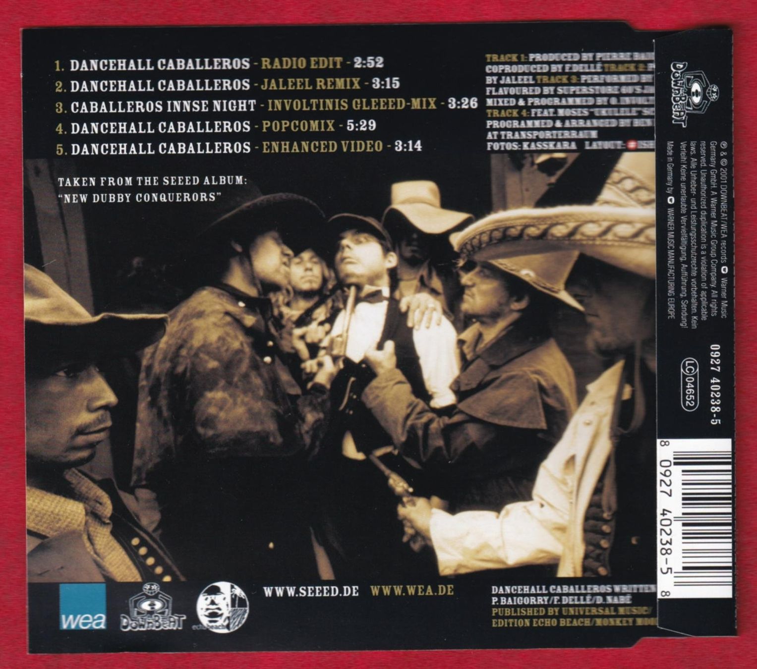 CD: Seeed - Dancehall Caballeros (CD-Maxi Single) – Usato da Zürich venduto da Pfluftl2000 1