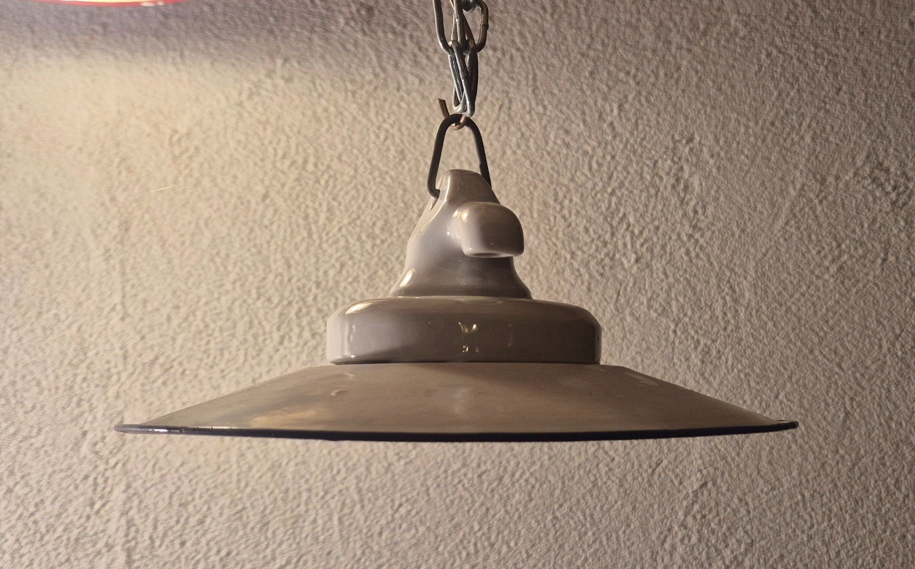Lampes: antike Emaille Stallampe – D'occasion à Neerach par SilliS 1