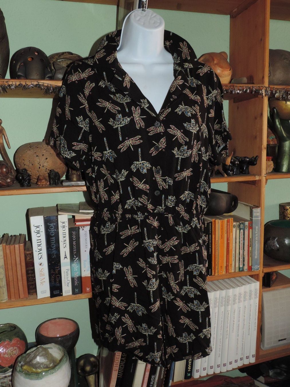 Jumpsuits: jumpsuit libellules noire – Gebraucht aus Genève von Axelle333 1