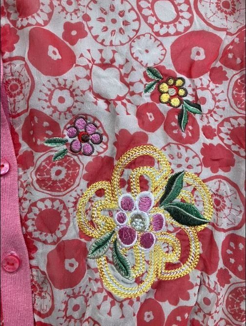 Oilily Giacche: Oillily Strickjacke, S, Blumenmuster – Usato da Baden venduto da jcm_9dkf 7
