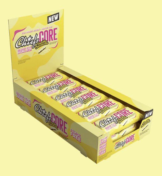 Lebensmittel & Spezialitäten: Chiefs Protein Core Bars - Vanilla Cheesecake - 12er Box – Neu und originalverpackt aus Winterthur von Schwestere
