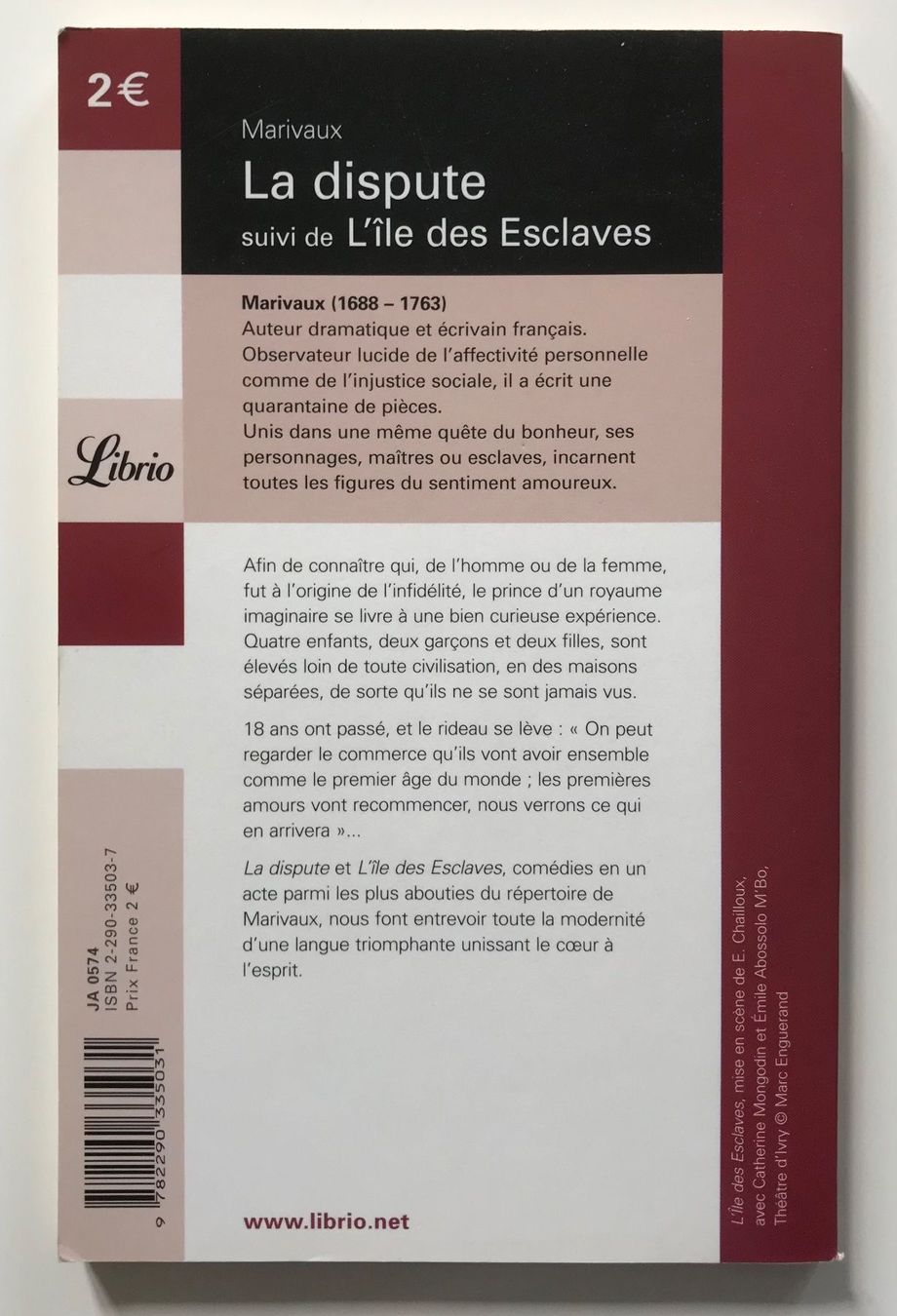 Libri: La dispute - Marivaux – Usato da Biel/Bienne venduto da granitod 1
