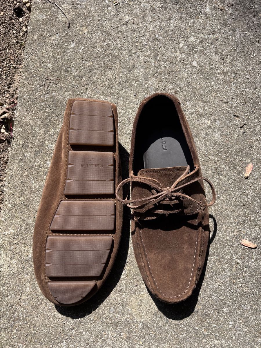 Massimo Dutti Herrenschuhe: Massimo Dutti Wildleder-Mokassin Braun, Grösse 42 – Neu (gemäss Beschreibung) aus Zürich von kev_xz98 1