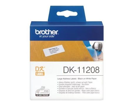 3x BROTHER Etikettenrolle DK-11208 Thermo Direct (17364)
