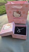 Collana Hello Kitty con ciondolo strass + scatola e sacco