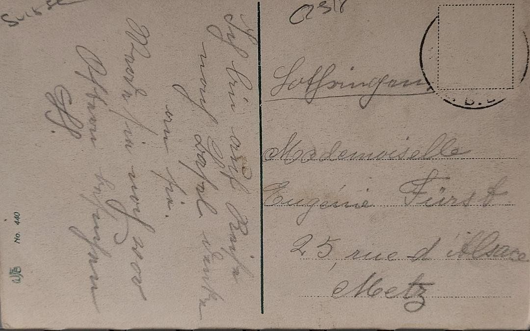 Cartoline postali: BASEL - Peterskirche und Hebeldenkmal – Usato da Delémont venduto da Domdom1 1