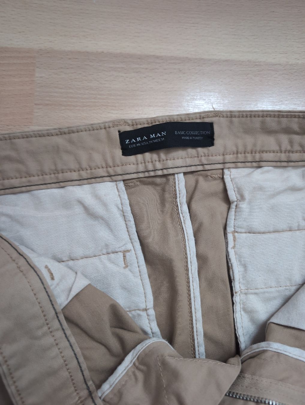 Zara Pantaloni: Zara Man  Hose Beige Gr. 40 - Basic collection – Usato da Unterägeri venduto da Fiobi 2