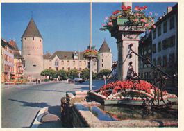 Yverdon les Bains VD – Schloss und Place Pestalozzi G
