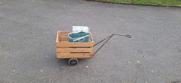 Handwagen mit Holzkiste gebraucht guter Zustand