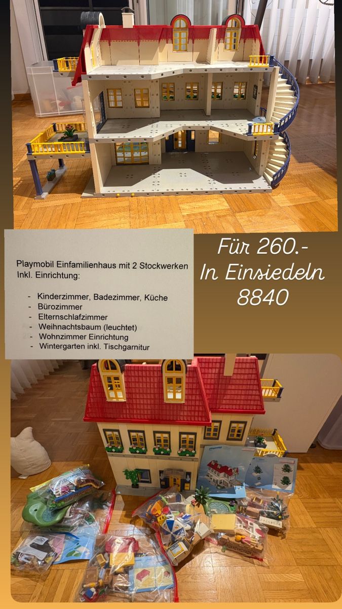 Playmobil Casette per bambini: Playmobil Einfamilienhaus mit 2 Etage  – Usato da Einsiedeln venduto da 12Carina01 7