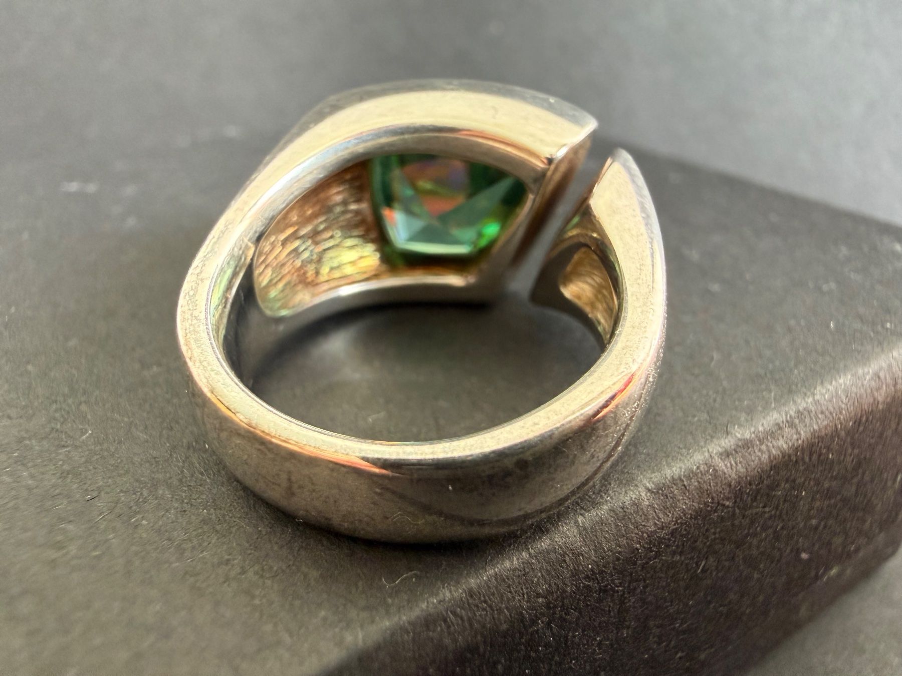 Anelli: Silber Ring mit Turmalin 925 – Usato da Spiegel b. Bern venduto da Rogger72 2