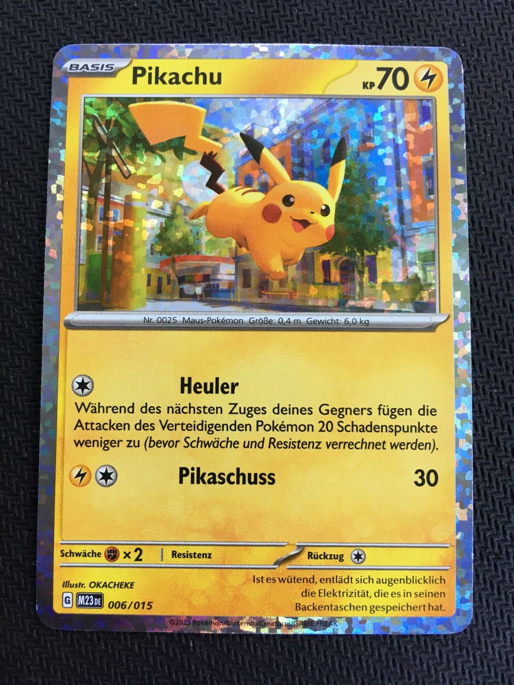 Pokémon Carte collezionabili: Pokémon - Pikachu - M23 006 -DE- McDonald's – Nuovo (secondo la descrizione) da St.Gallen venduto da Punktchen01