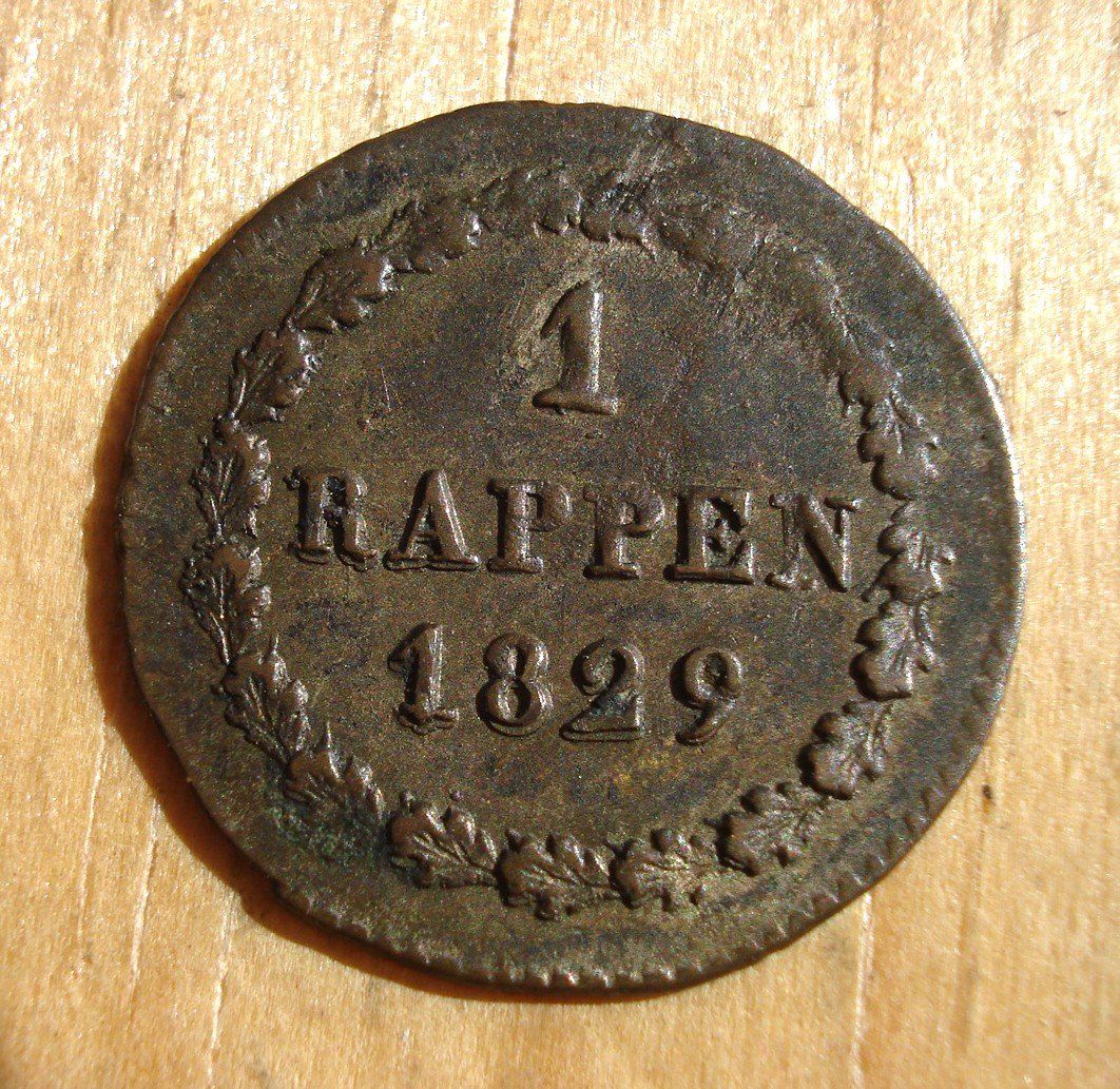 Tutti le monete: (D3) Bern 1 Rappen 1829 – Usato da Erlach venduto da Net-Coins 1