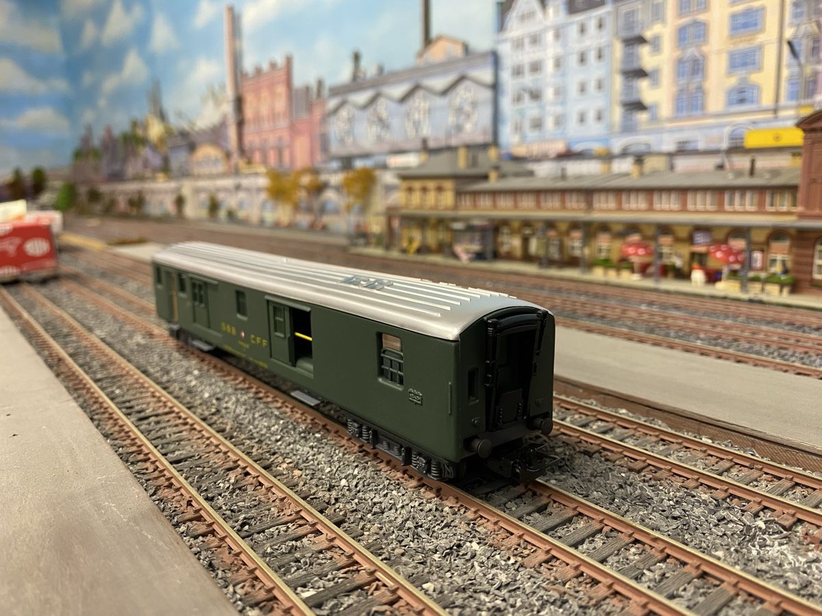 Hag Modellini di ferrovie: HAG 411 SBB Gepäckwagen H0 – Usato da Glattpark (Opfikon) venduto da anywaya23 3