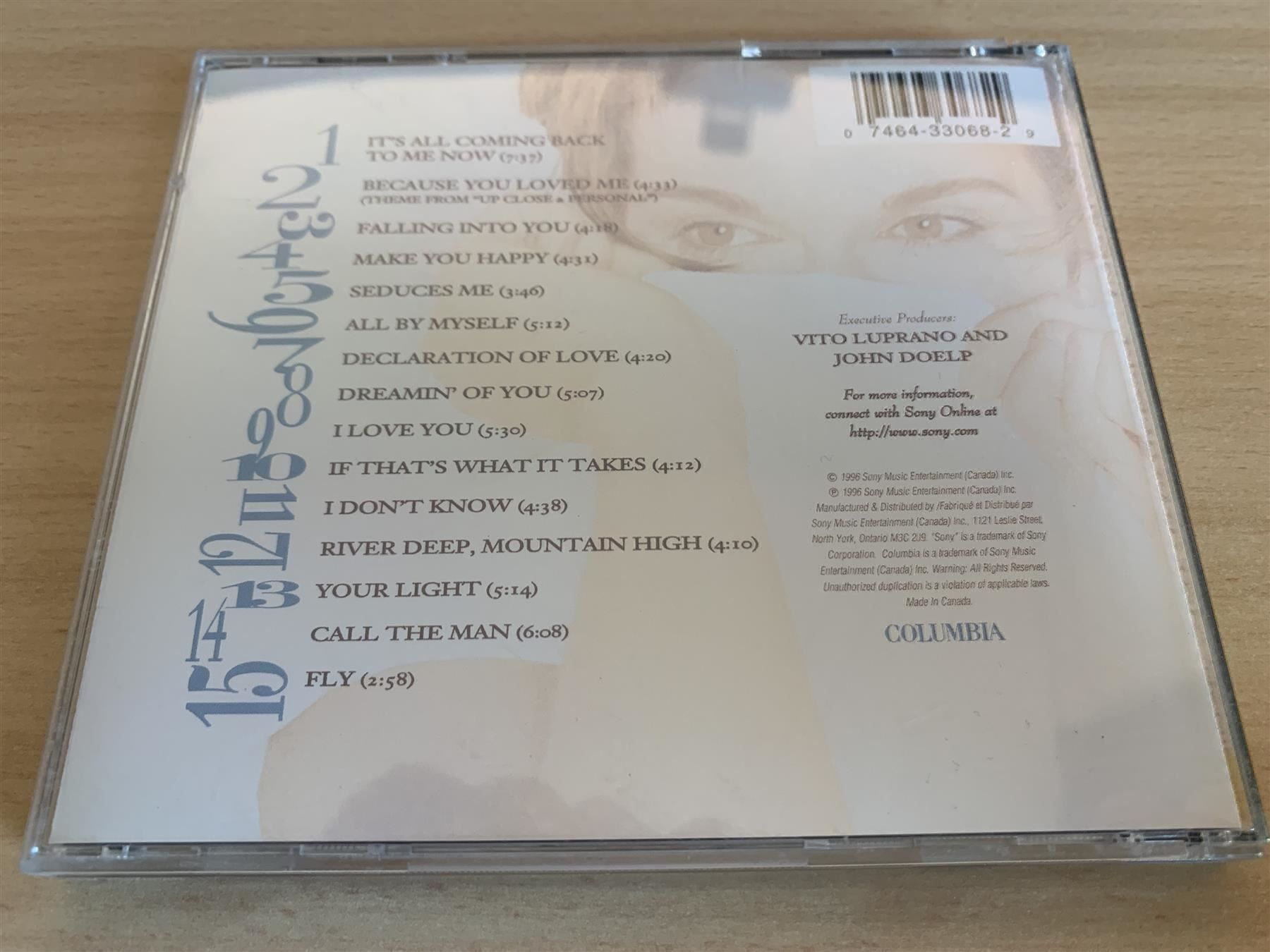CD: Celine Dion – Falling Into You – Usato da Rikon im Tösstal venduto da Alpenmutz 1