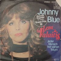 Vinyl-Single Lena Valaitis - Johnny Blue