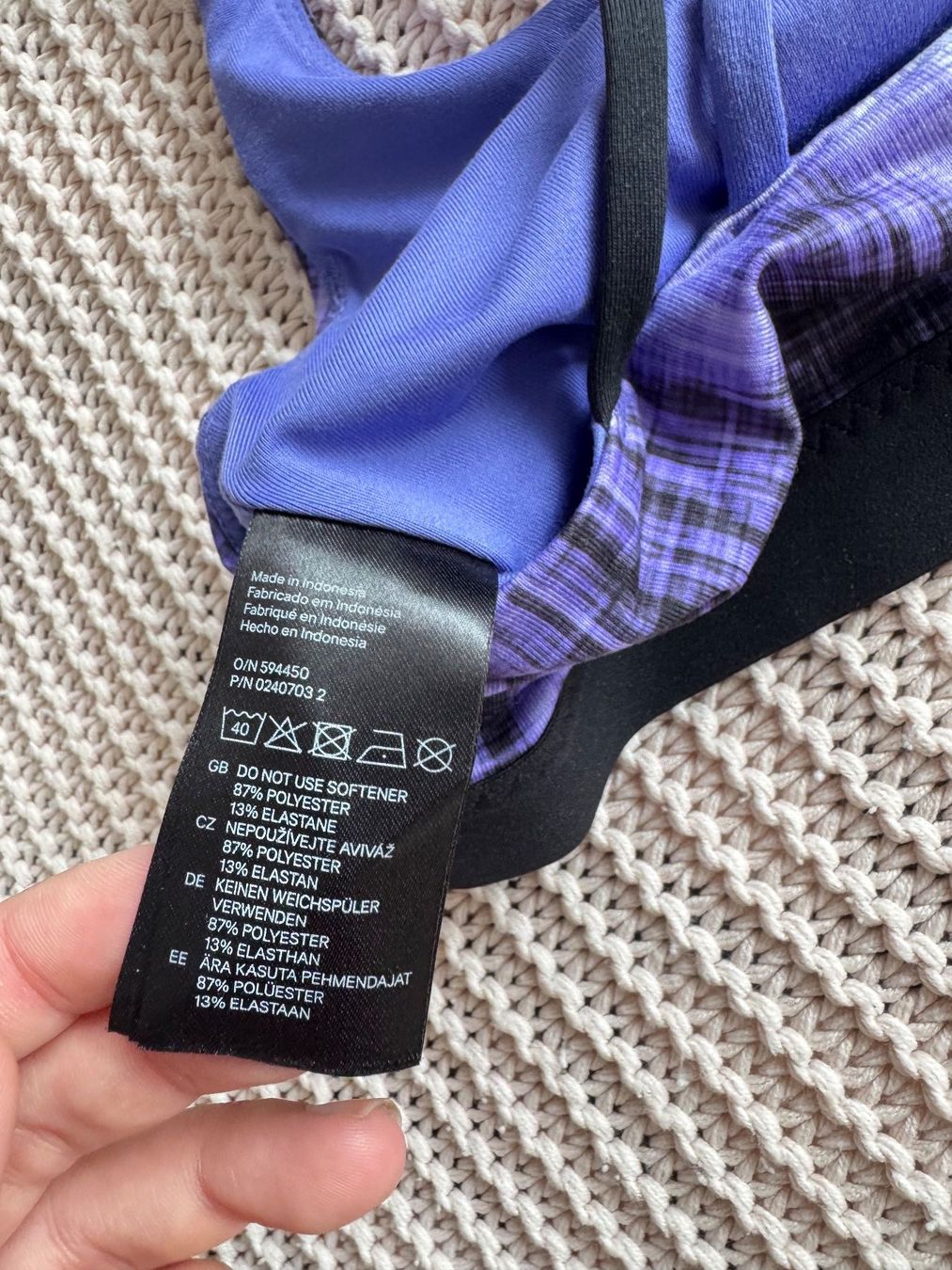 H&M Autres dessous: Brassiere de sport violette – Neuf (Voir description) à Montreux par Izapeche811 2