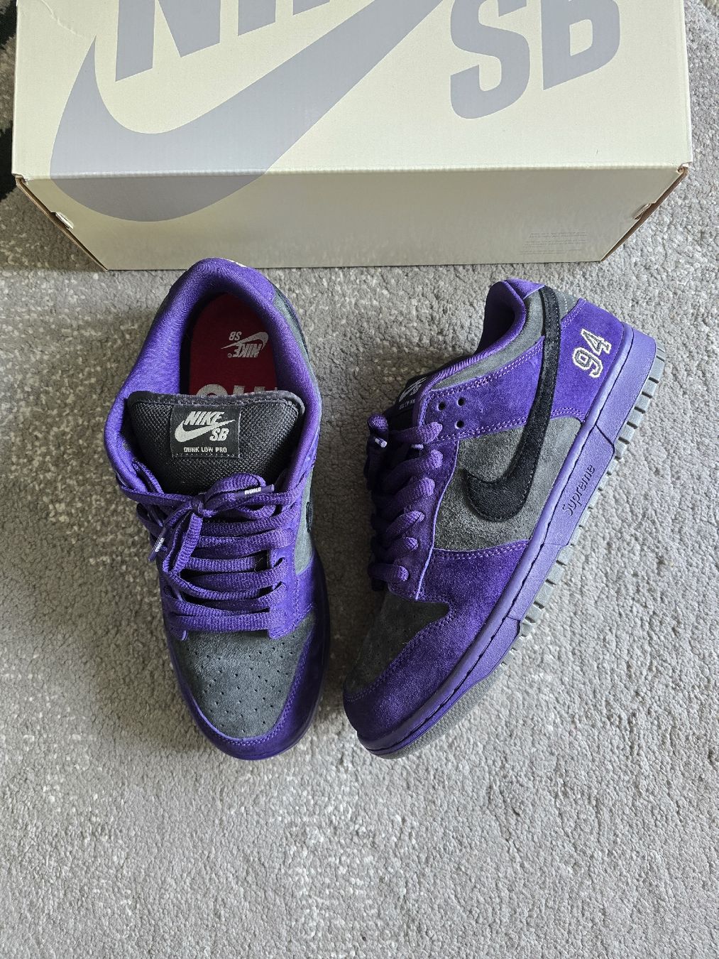Scarpe da uomo: Dunk sb supreme "purple" – Nuovo (secondo la descrizione) da Bôle venduto da A_Kickstory