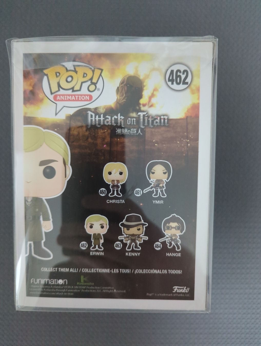 Funko Statuette: Funko Pop Attack on Titan Erwin 462 – Nuovo (secondo la descrizione) da Unterrindal venduto da x.m4rc 2