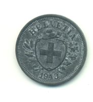 Schweiz Suisse 1 Rappen 1943