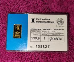 5 Barren Gold à 1 Gramm