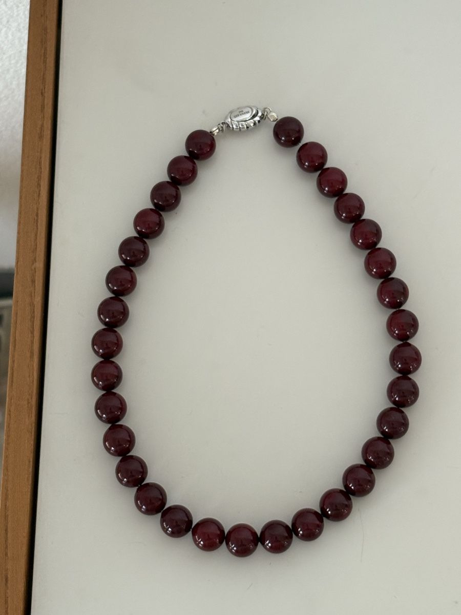 Ketten: burgundy red necklace – Neu (gemäss Beschreibung) aus Frauenfeld von Classiclover
