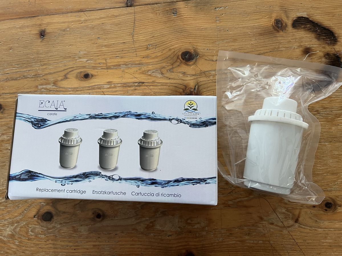 Sanitari: ECAIA Ersatz-Filterkartusche 3er-Pack plus 1 – Nuovo e nell'imballaggio originale da Altnau venduto da fis_7dc8