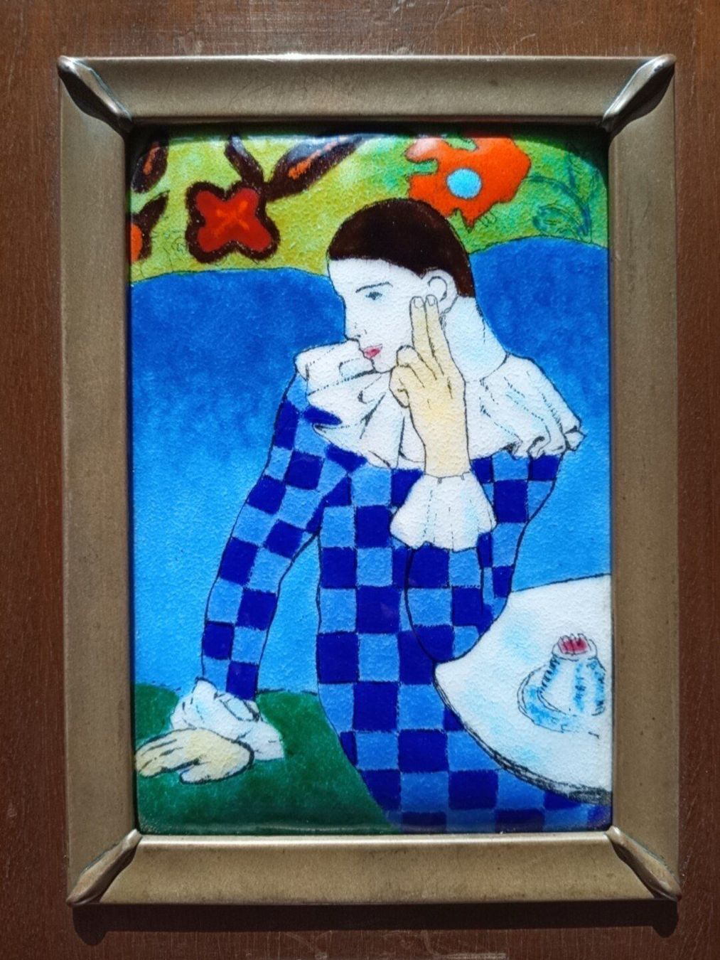 Foto & Immagini: Pablo Picasso "sitzender Harlekin" – Usato da Schwerzenbach venduto da oldthings79 1