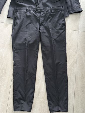 Men's Suit Jacket and Trousers Size 56 Dark Grey