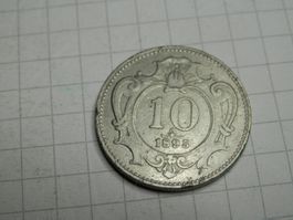 Österreich  10 Heller, 1895
