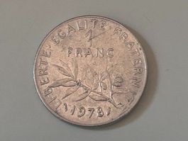 1 franco francese del 1978