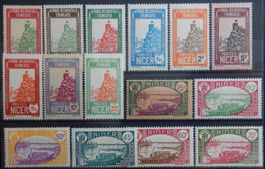 Niger Franz. Kolonie ex. Kat. 44-70 * 1926/33