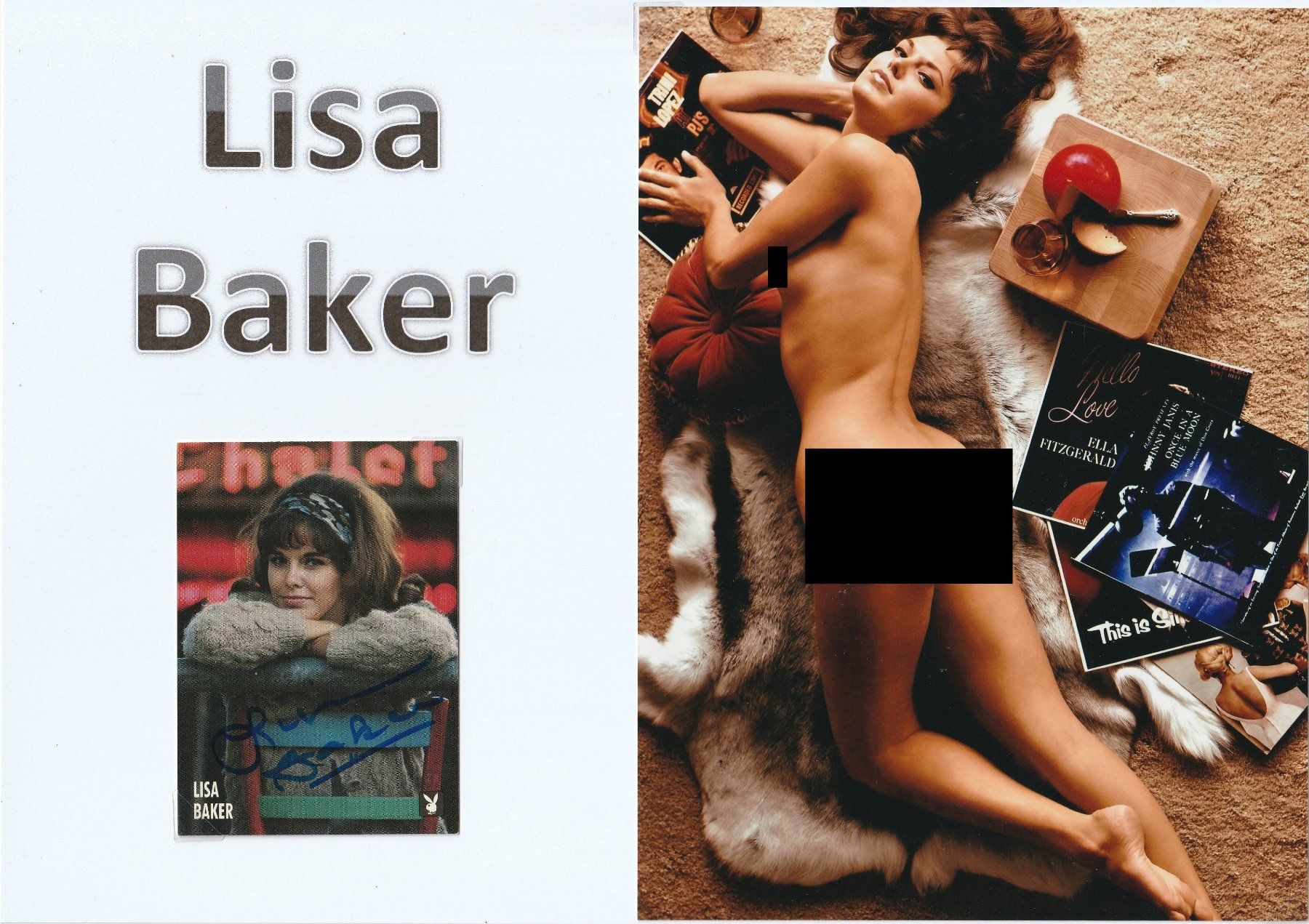 Autographes: Lisa Baker / Originalautogramm – D'occasion à Schwyz par racingautographs