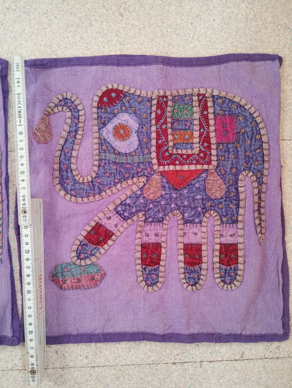 Cuscini: 2 indische original Kissenhüllen ca. 35x35 – Usato da Kandersteg venduto da ana_bl2b 2