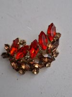 Aparte Brosche aus den 50ziger Jahren/goldfarben