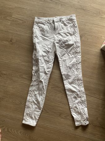 MY HAILS Damen Jeans Schnürung seitlich Grösse L neuwertig