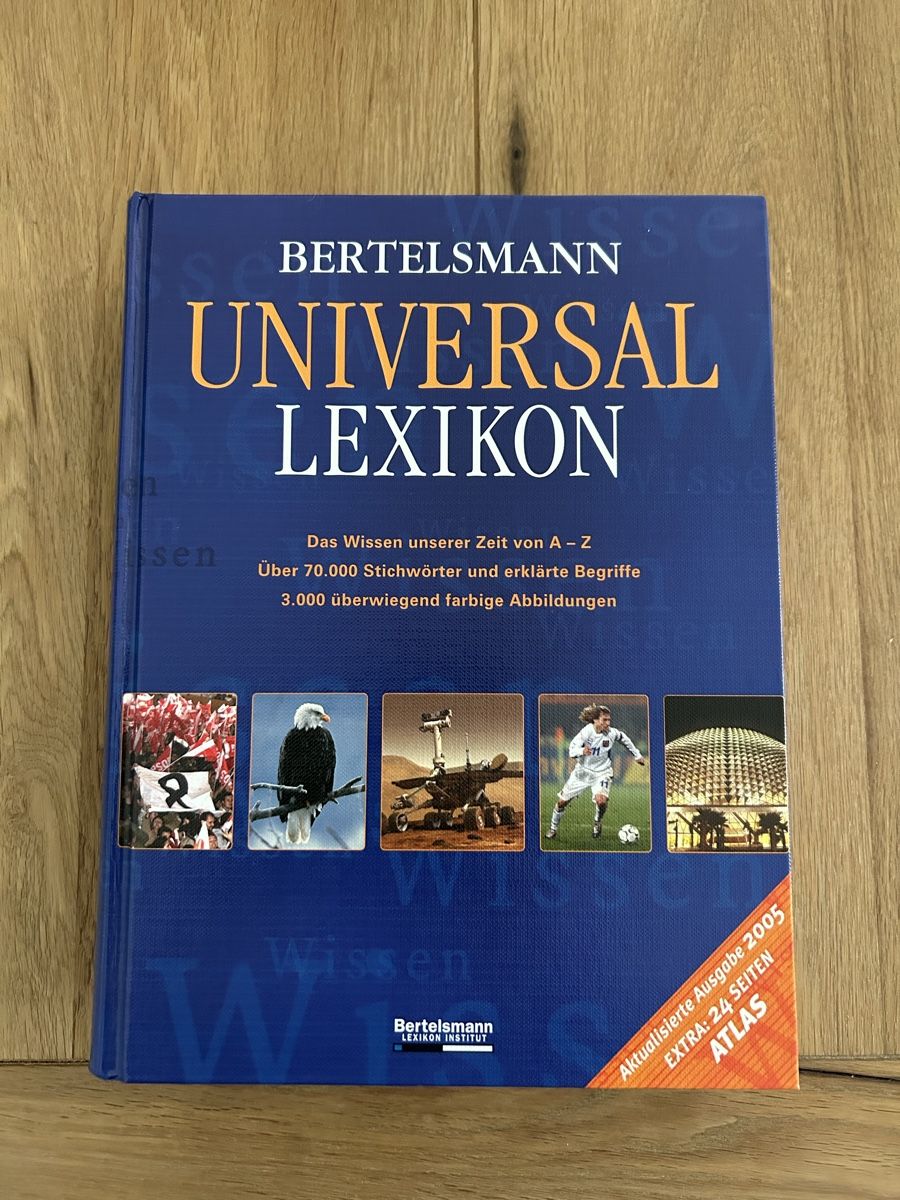 Libri: Bertelsmann Universal Lexikon A-Z mit Atlas – Usato da Bern venduto da kat_sm88