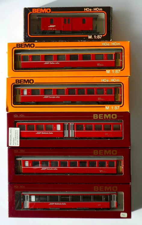 Bemo H0m - 3250 - Transport de passagers - 3 wagons - RhB - Catawiki