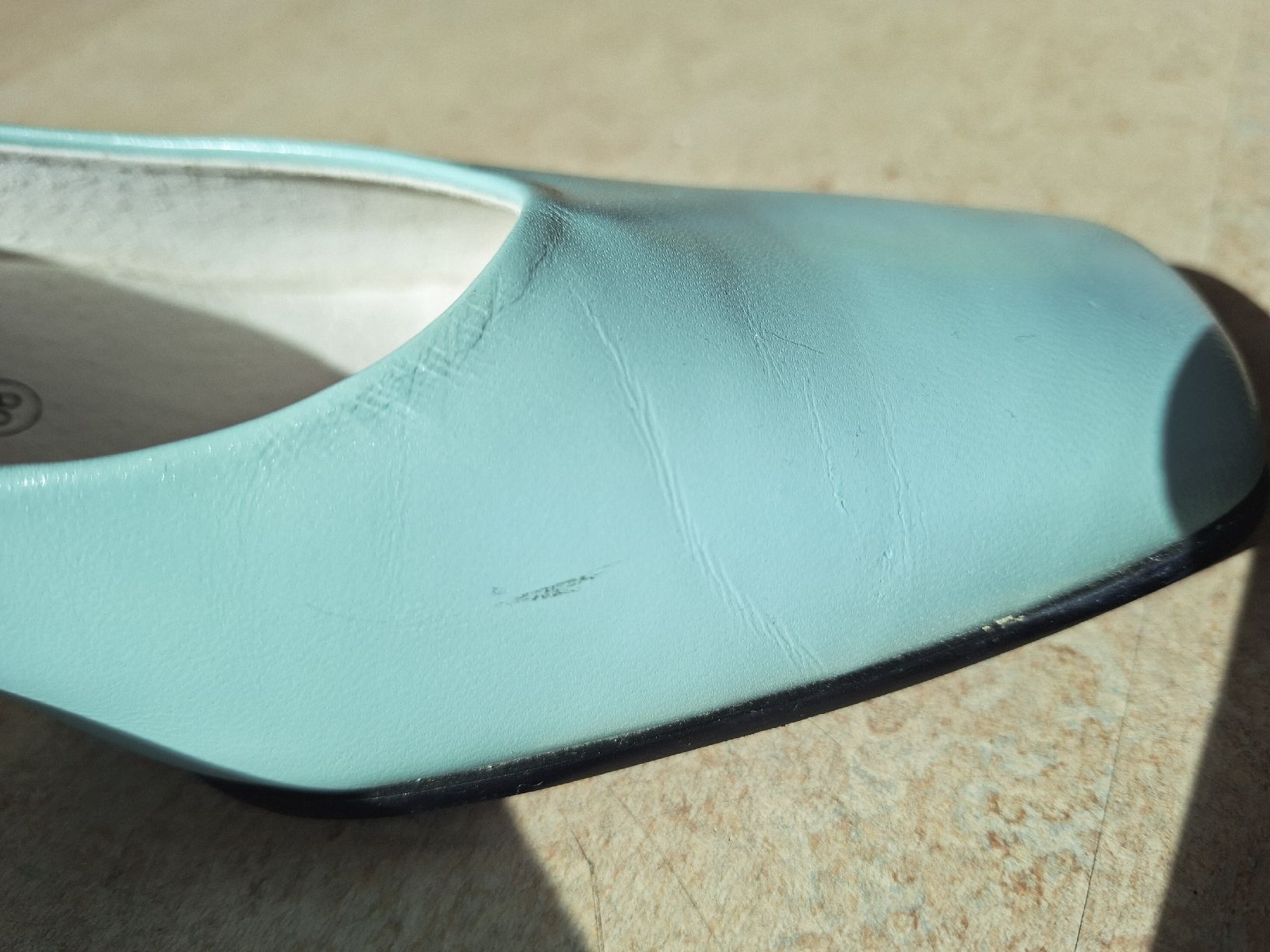 Scarpe da donna: Absatzschuhe, helles türkis, Gr. 38, Echtleder - – Usato da Klingnau venduto da vollmond36 5