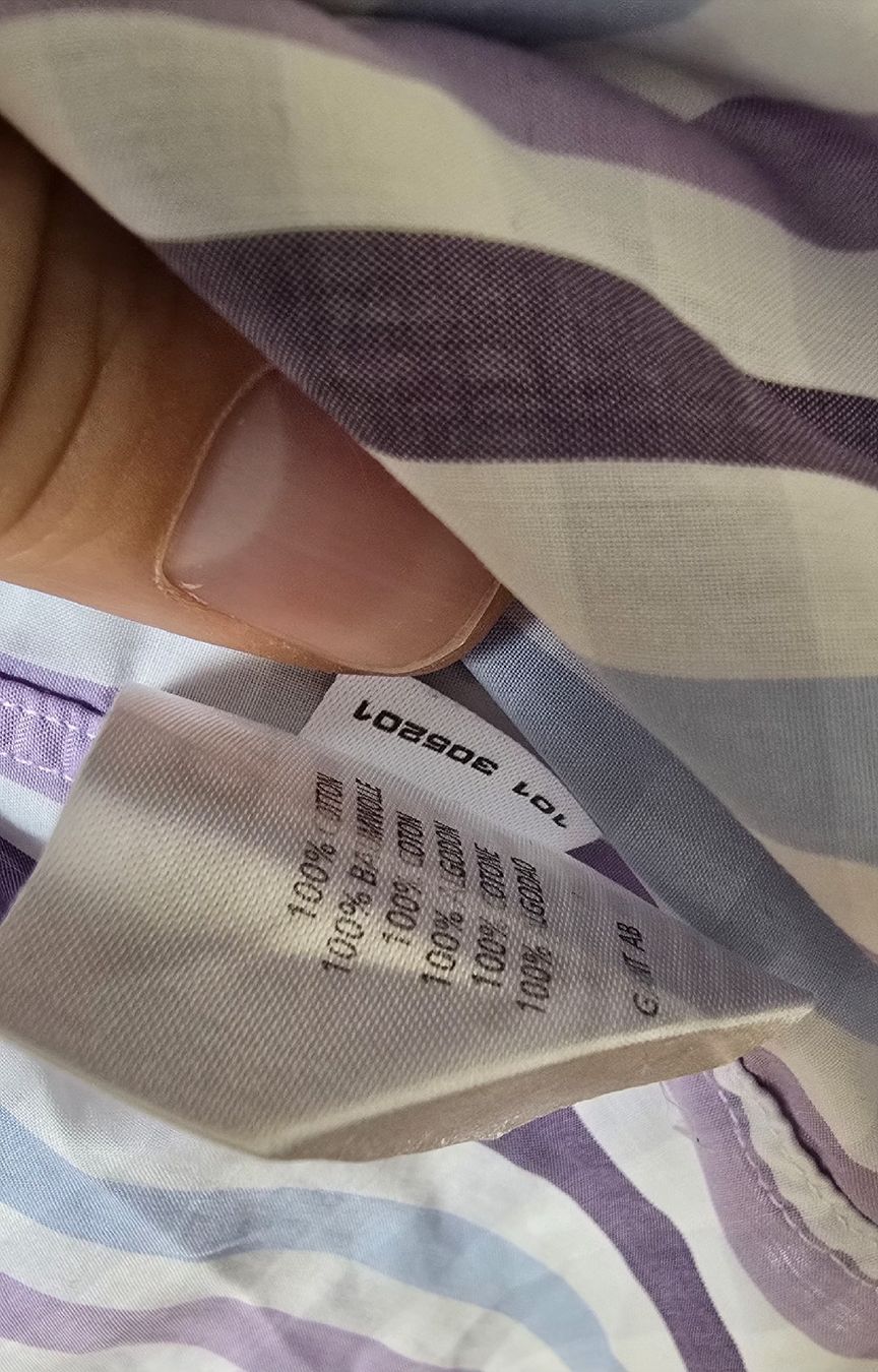 Gant Camicie: Chemise GANT rayée manches courtes, taille M – Usato da Genève venduto da MariaS2 3