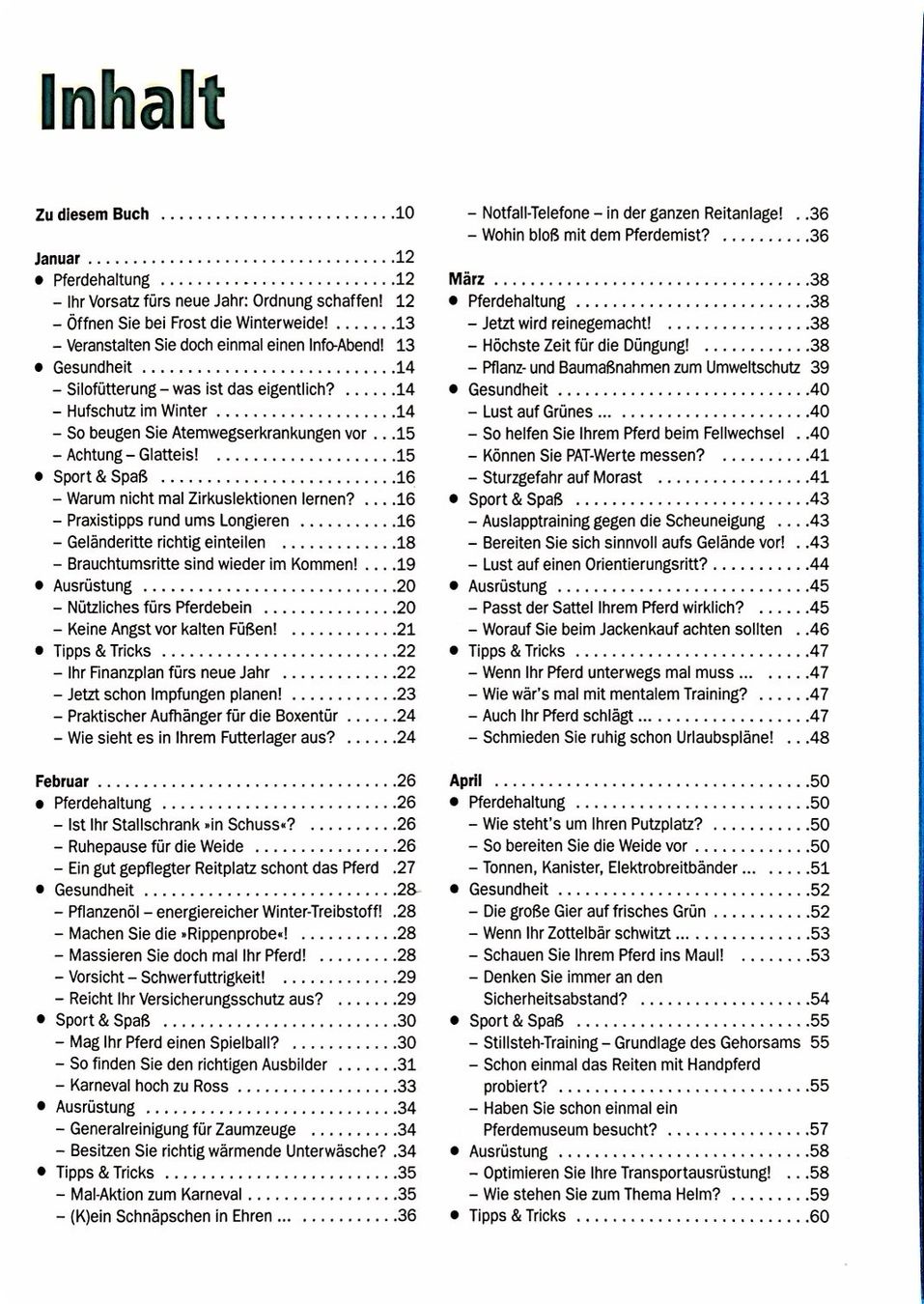 Bücher: Pferd und Reiter rund ums Jahr – Neu (gemäss Beschreibung) aus Sarnen von Livres 3