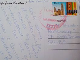 Amerika, Mexiko, Karte mit Marke